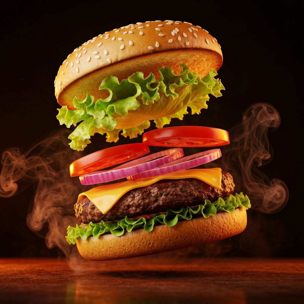 Hambúrguer artesanal